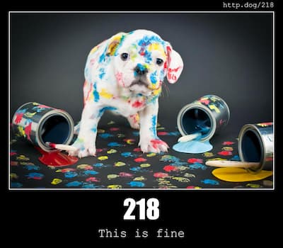 218 This is fine & Dogs